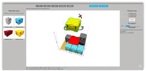 Simulateur palettisation de volume en ligne ISP2