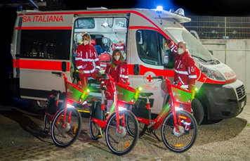 PELI Supports the Red Cross volunteer program “CRI in Bici – Squad” with product donations