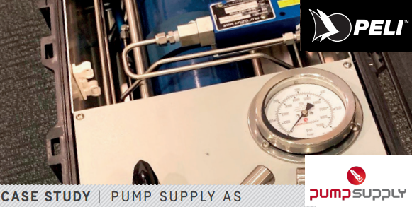 How Pump Supply AS reduced costs and delighted customers with the use of Peli cases